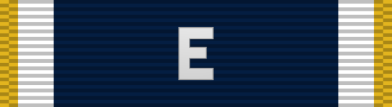 navy e ribbon