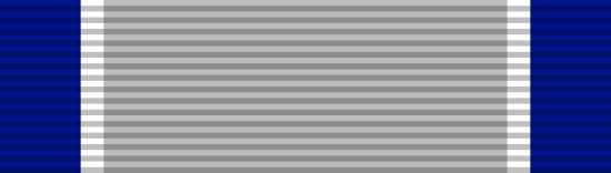 silver Coast Guard Life Saving Ribbon