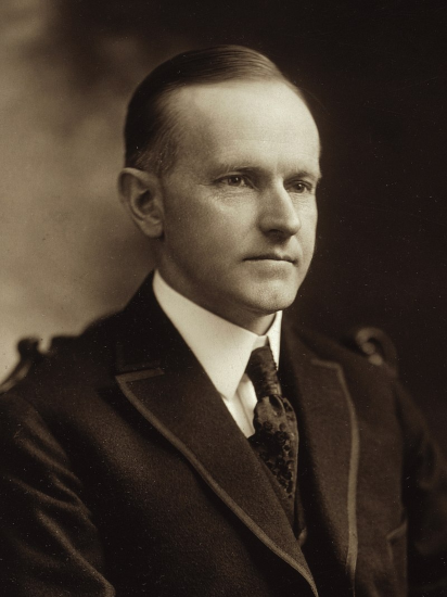 president Calvin Coolidge didn't serve in the military