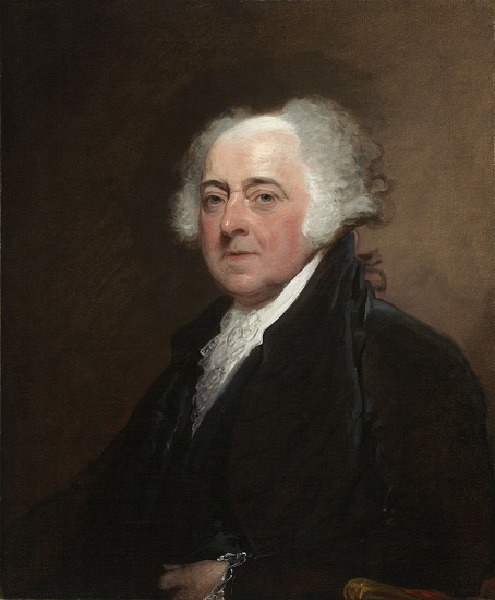 president john adams didn't serve in the us military