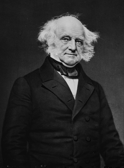 president martin van buren military service