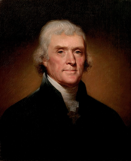 president thomas jefferson didn't serve in the military