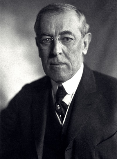 president woodrow wilson didn't serve in the us military