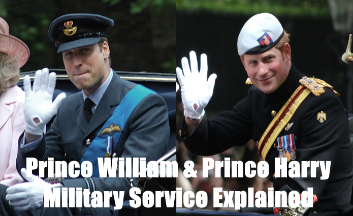 prince william and prince harry military service