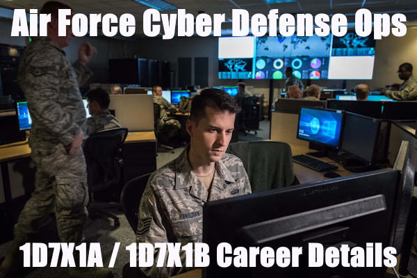 air force cyber defense 1d7x1a 1d7x1b career details