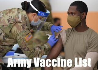 army vaccine list