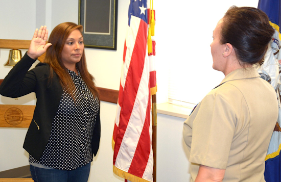 navy hscp candidate swearing in