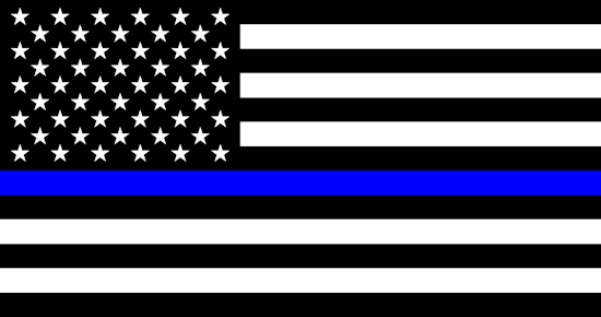 thin blue line flag