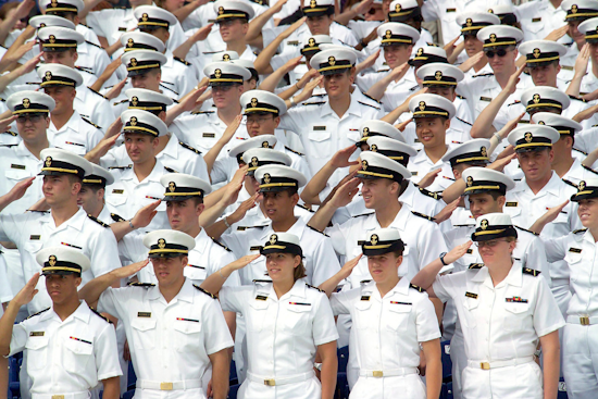 us naval academy officers