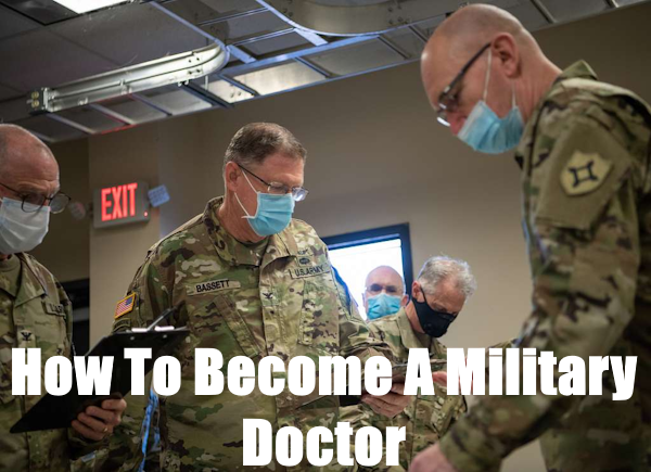 how to become a military doctor