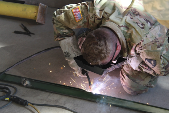 welding in the military