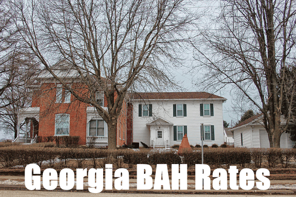bah rates for georgia