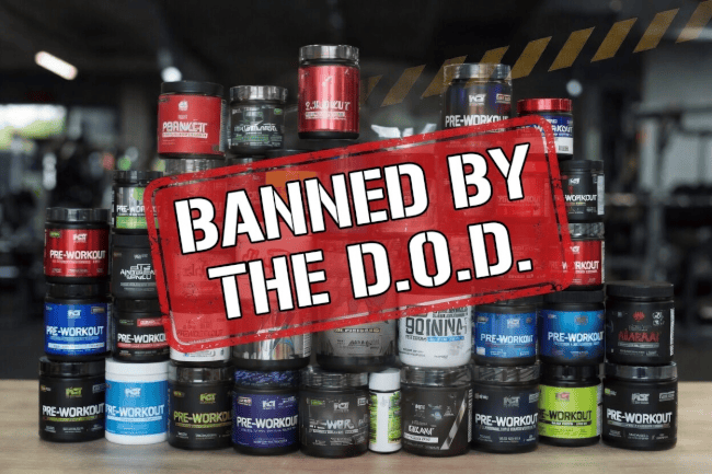 supplements banned in the us military