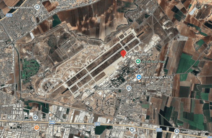 Incirlik Air Base in turkey