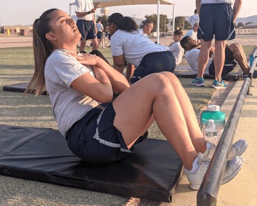 air force physical fitness test requirements for females