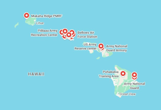army bases in hawaii