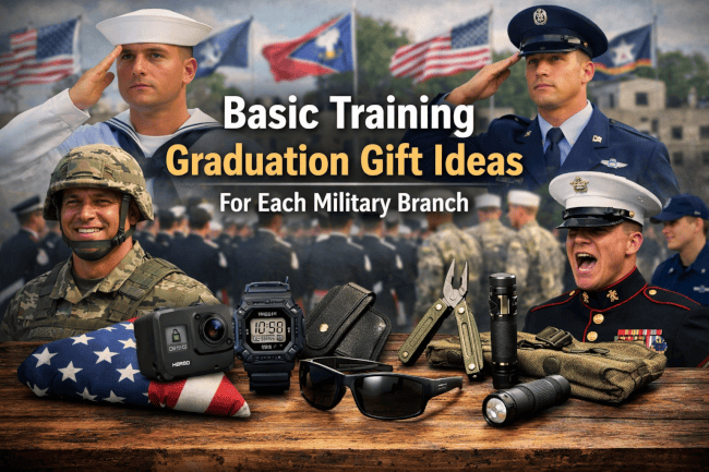 basic training graduation gift ideas for each branch of the military
