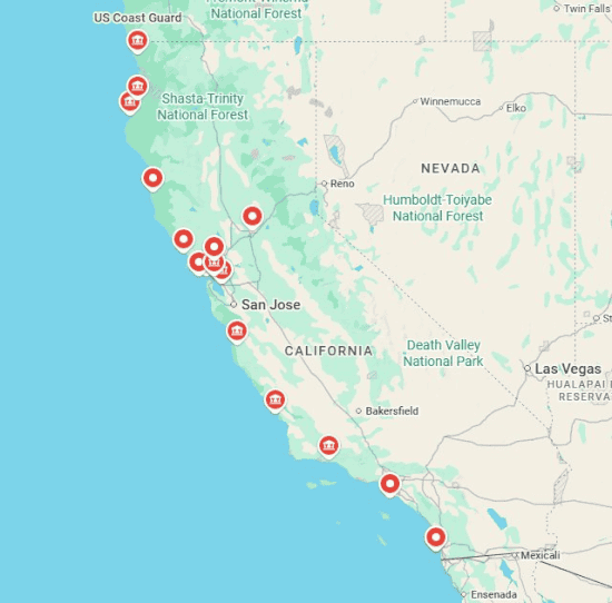 coast guard bases in california