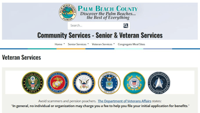 county veterans affairs and services office