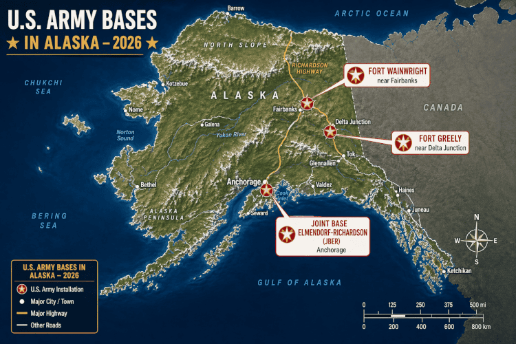 military bases located in alaska