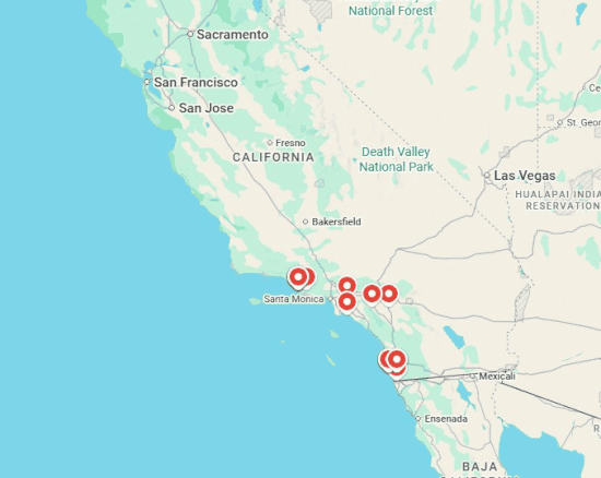 navy bases in california