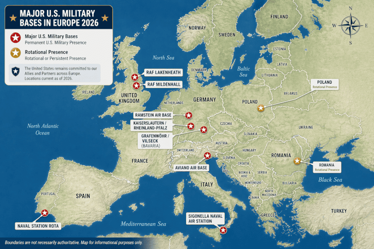 us military bases located in europe