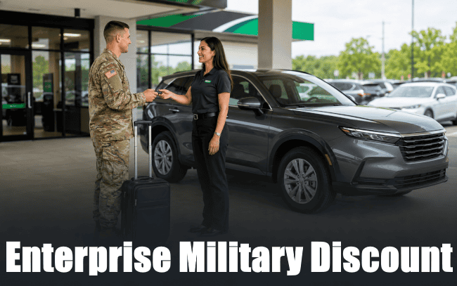 enterprise car rental military discount