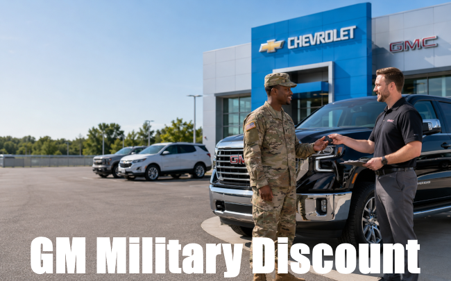 gm military discount details
